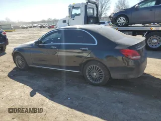 2016 Mercedes-Benz C 300 Luxury with VIN 55SWF4KB0GU100530, listed as a Copart auction lot 47848485 with 140,387 mi miles and Salvage Title. Bid and sale history available at carsss.com. Image 2.