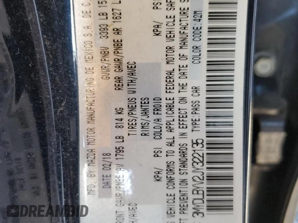 2018 Toyota Yaris with VIN 3MYDLBYV2JY322135, listed as a Copart auction lot 46371135 with 96,837 mi miles and Salvage Title. Bid and sale history available at DreamBid. Image 12.