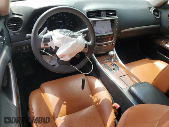 2014 Lexus IS 350 C with VIN JTHFE2C21E2510968, listed as a Copart auction lot 57587795 with 77,086 mi miles and Salvage title. Bid and sale history available at DreamBid. Image 8.