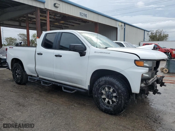 2019 Chevrolet Silverado 1500 Work Truck with VIN 1GCRYAEF1KZ397915, listed as a Copart auction lot 81168714 with 140,713 mi miles and Salvage Title. Bid and sale history available at carsss.com. Image 4.