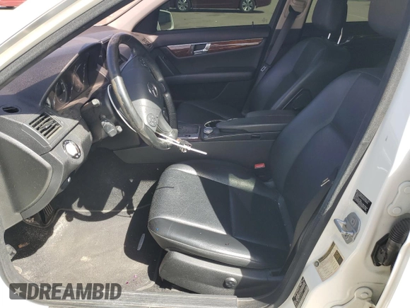 2010 Mercedes-Benz C 300 Sport with VIN WDDGF8BB9AF448994, listed as a Copart auction lot 54906135 with 127,223 mi miles and Salvage Title. Bid and sale history available at carsss.com. Image 7.