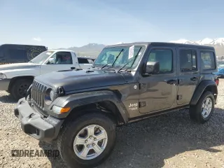 2019 Jeep Wrangler Unlimited Sport S z VIN 1C4HJXDN0KW643866, wystawiony jako Copart lot #53626655 z przebiegiem 118 736 mil mil oraz Szkoda całkowita • Salvage title. Historia ofert i sprzedaży dostępna na DreamBid. Obrazek 1.