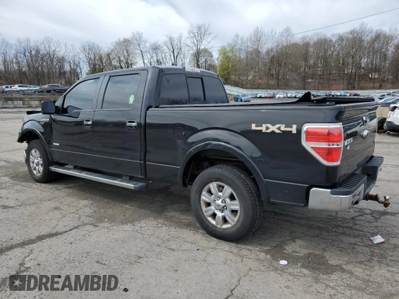 2012 Ford F-150 XL with VIN 1FTFW1ET9CFC46676, listed as a Copart auction lot 52634015 with 166,749 mi miles and Salvage Title. Bid and sale history available at carsss.com. Image 2.