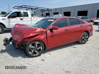 2023 Hyundai Elantra SEL with VIN KMHLS4AG1PU435568, listed as a Copart auction lot 53492005 with Not provided miles and Non repairable. Bid and sale history available at DreamBid. Image 1.