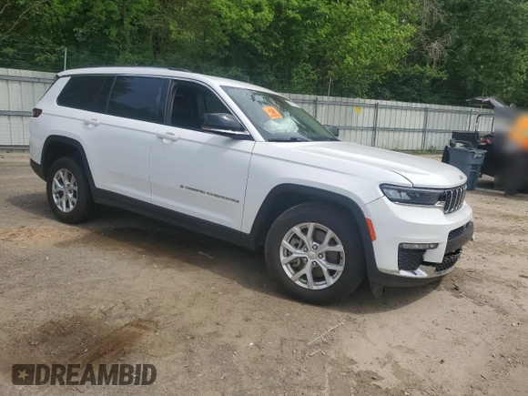 2023 Jeep Grand Cherokee Limited with VIN 1C4RJKBG5P8701249, listed as a Copart auction lot 53721775 with 42,389 mi miles and Salvage title. Bid and sale history available at DreamBid. Image 4.