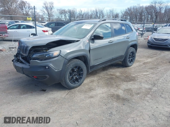2022 Jeep Cherokee Trailhawk with VIN 1C4PJMBX5ND541929, listed as a IAAI auction lot 41815823 with 68,112 mi miles and . Bid and sale history available at DreamBid. Image 18.