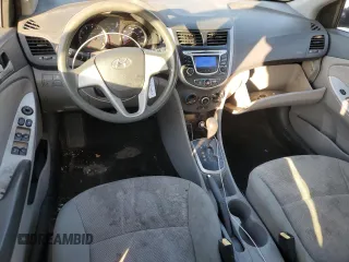 2013 Hyundai Accent GLS with VIN KMHCT4AE6DU523202, listed as a Copart auction lot 52568315 with 126,806 mi miles and Salvage Title. Bid and sale history available at carsss.com. Image 8.