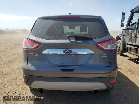 2013 Ford Escape SEL with VIN 1FMCU9H9XDUA25362, listed as a Copart auction lot 52441465 with 167,594 mi miles and Salvage Title. Bid and sale history available at carsss.com. Image 6.