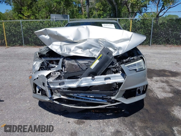 2017 Audi A4 Premium Plus with VIN WAULNAF49HN036926, listed as a IAAI auction lot 41832391 with 50,065 mi miles. Bid and sale history available at carsss.com. Image 13.