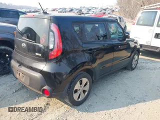 2014 Kia Soul + with VIN KNDJP3A53E7078654, listed as a IAAI auction lot 41672511 with 108,052 mi miles. Bid and sale history available at carsss.com. Image 4.