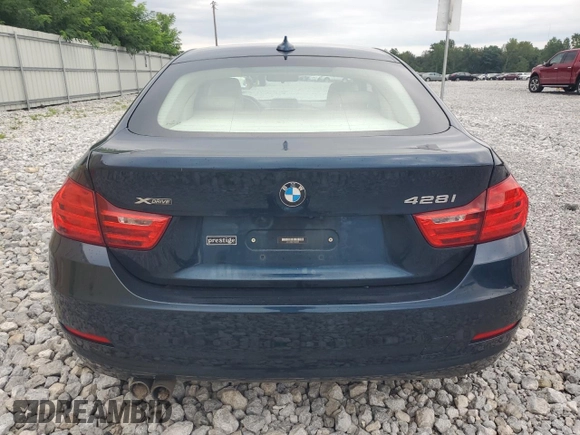 2015 BMW 4 Series 428i xDrive with VIN WBA4C9C57FD330687, listed as a Copart auction lot 67639034 with 114,779 mi miles and Salvage title. Bid and sale history available at DreamBid. Image 6.