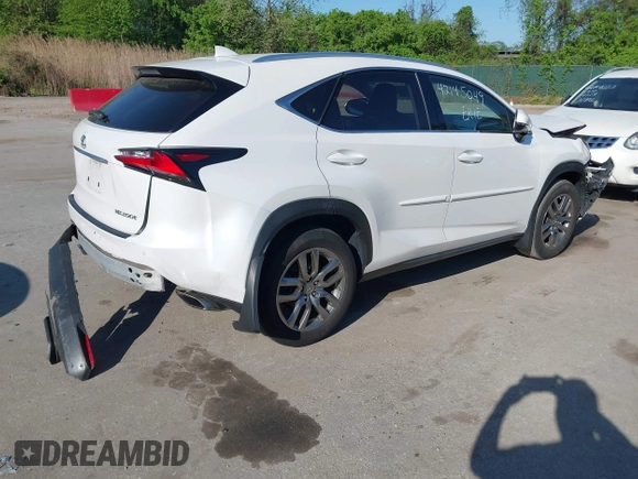 2015 Lexus NX 200t z VIN JTJBARBZ3F2039410, wystawiony jako IAAI lot #42145049 z przebiegiem 99 642 mil mil oraz . Historia ofert i sprzedaży dostępna na DreamBid. Obrazek 4.