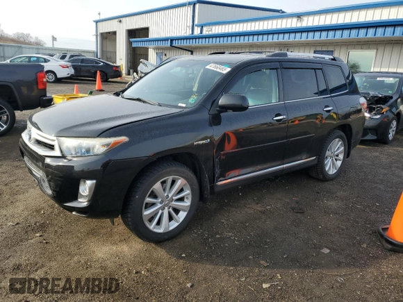 2012 Toyota Highlander Hybrid Limited with VIN JTEDC3EH7C2008609, listed as a Copart auction lot 47660465 with 193,756 mi miles and Clean Title. Bid and sale history available at carsss.com. Image 1.