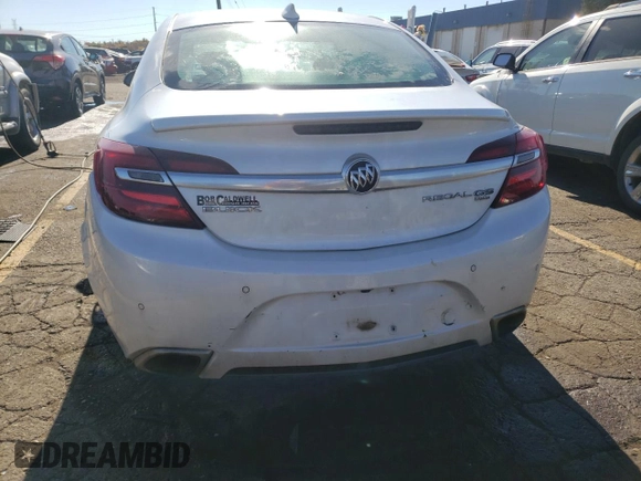 2016 Buick Regal GS with VIN 2G4GV5GX0G9109652, listed as a Copart auction lot 77699124 with 129,264 mi miles and Clean Title. Bid and sale history available at DreamBid. Image 6.