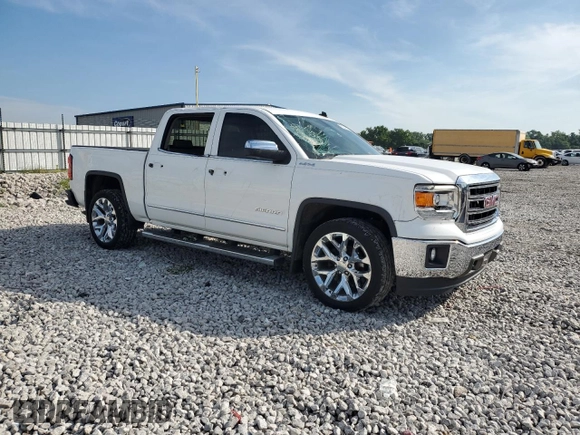 2014 GMC Sierra 1500 SLT with VIN 3GTU2VEC2EG383664, listed as a Copart auction lot 62338525 with 75,468 mi miles and Salvage title. Bid and sale history available at DreamBid. Image 4.