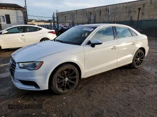 2015 Audi A3 2.0T Premium Plus with VIN WAUEFGFF6F1051804, listed as a Copart auction lot 45003095 with 65,626 mi miles and Salvage Title. Bid and sale history available at carsss.com. Image 1.
