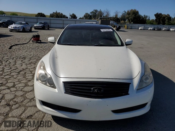 2008 Infiniti G37 Journey with VIN JNKCV64E38M111037, listed as a Copart auction lot 55706405 with 208,050 mi miles and Salvage Title. Bid and sale history available at DreamBid. Image 5.