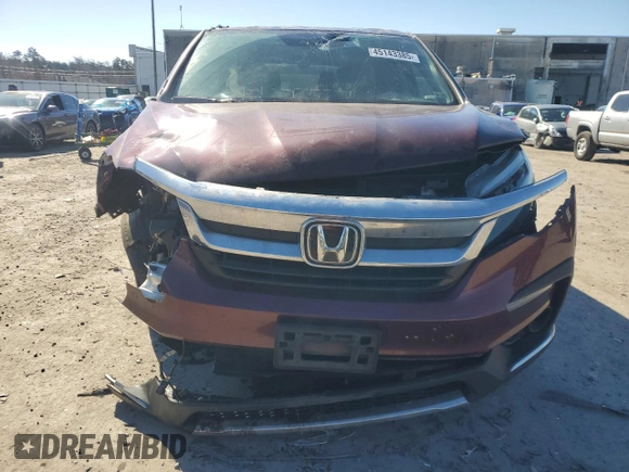 2022 Honda Pilot Touring 7-Passenger with VIN 5FNYF6H67NB010708, listed as a Copart auction lot 45143385 with 117,756 mi miles and Salvage Title. Bid and sale history available at carsss.com. Image 5.