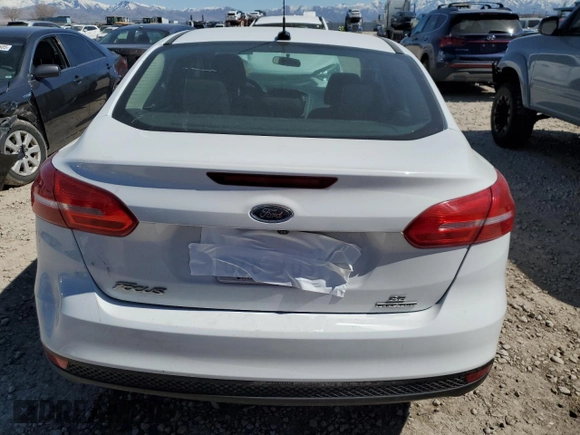 2016 Ford Focus SE with VIN 1FADP3F26GL301491, listed as a Copart auction lot 50627305 with 0 mi miles and Salvage Title. Bid and sale history available at carsss.com. Image 6.