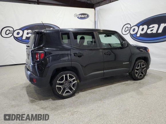 2020 Jeep Renegade Jeepster with VIN ZACNJBAB8LPL87116, listed as a Copart auction lot 64981815 with 121,669 mi miles and Clean title. Bid and sale history available at DreamBid. Image 3.