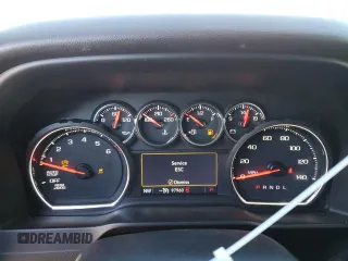 2019 Chevrolet Silverado 1500 RST with VIN 1GCRWDED0KZ231326, listed as a Copart auction lot 45497815 with 97,960 mi miles and Salvage Title. Bid and sale history available at carsss.com. Image 9.