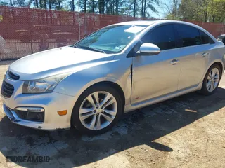2015 Chevrolet Cruze LTZ with VIN 1G1PG5SB1F7176795, listed as a IAAI auction lot 41866932 with 162,996 mi miles. Bid and sale history available at carsss.com. Image 17.