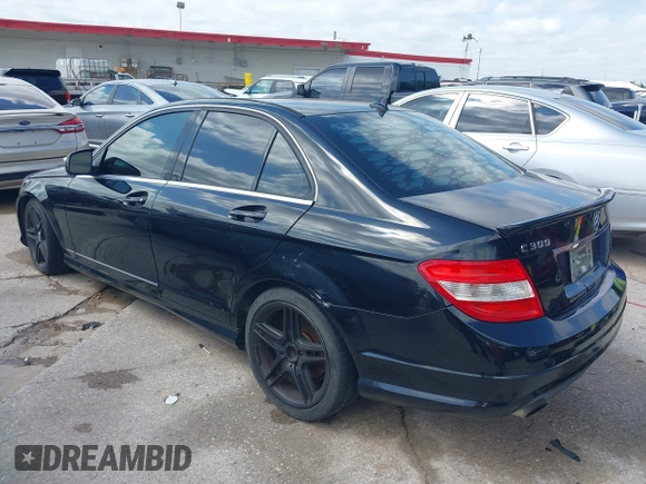 2009 Mercedes-Benz C 300 Sport with VIN WDDGF54X99R055921, listed as a IAAI auction lot 42209880 with 116,844 mi miles and . Bid and sale history available at DreamBid. Image 3.