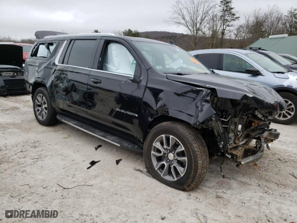 2024 Chevrolet Suburban LT with VIN 1GNSKCKD0RR345615, listed as a Copart auction lot 85710674 with 9,703 mi miles and Salvage Title. Bid and sale history available at carsss.com. Image 4.