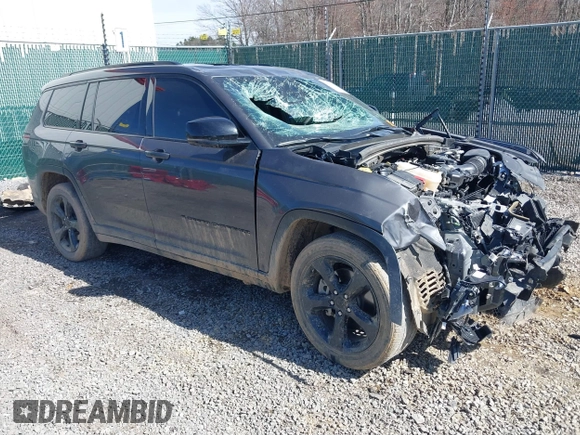 2023 Jeep Grand Cherokee Altitude with VIN 1C4RJKAG4P8769673, listed as a IAAI auction lot 41822641 with 59,535 mi miles and . Bid and sale history available at DreamBid. Image 1.