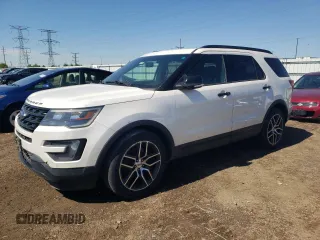 2016 Ford Explorer Sport with VIN 1FM5K8GT3GGA81426, listed as a Copart auction lot 58426145 with 121,721 mi miles and Clean title. Bid and sale history available at DreamBid. Image 1.