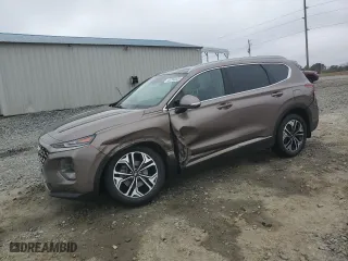 2020 Hyundai Santa Fe Limited with VIN 5NMS53AA3LH267480, listed as a Copart auction lot 43764525 with 59,413 mi miles and Salvage Title. Bid and sale history available at carsss.com. Image 1.