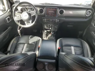 2018 Jeep Wrangler Unlimited Sahara z VIN 1C4HJXEG4JW285606, wystawiony jako Copart lot #49254405 z przebiegiem 57 148 mil mil oraz Szkoda całkowita • Salvage title. Historia ofert i sprzedaży dostępna na DreamBid. Obrazek 8.