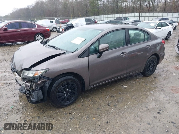 2015 Honda Civic Sedan LX with VIN 19XFB2F56FE257831, listed as a IAAI auction lot 41758512 with 110,863 mi miles. Bid and sale history available at carsss.com. Image 18.