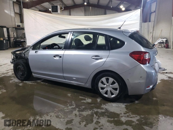 2015 Subaru Impreza 2.0i z VIN JF1GPAA66FG301140, wystawiony jako Copart lot #45355565 z przebiegiem 59 645 mil mil oraz Szkoda całkowita • Salvage title. Historia ofert i sprzedaży dostępna na DreamBid. Obrazek 2.