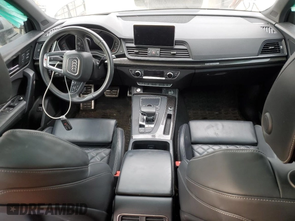 2018 Audi SQ5 Prestige with VIN WA1C4AFY6J2227150, listed as a Copart auction lot 51966885 with Not Provided miles and Salvage Title. Bid and sale history available at carsss.com. Image 8.