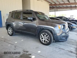 2018 Jeep Renegade Latitude with VIN ZACCJABB8JPG65397, listed as a Copart auction lot 57747975 with 91,714 mi miles and Salvage title. Bid and sale history available at DreamBid. Image 4.
