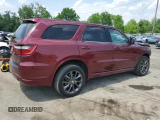 2018 Dodge Durango GT with VIN 1C4RDJDG9JC395675, listed as a Copart auction lot 59789235 with 65,270 mi miles and Salvage title. Bid and sale history available at DreamBid. Image 3.
