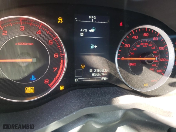 2017 Subaru Impreza Sport with VIN 4S3GTAK69H1716298, listed as a Copart auction lot 83659524 with 95,824 mi miles and Salvage Title. Bid and sale history available at carsss.com. Image 9.