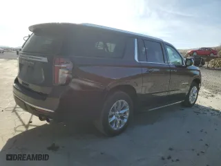 2023 Chevrolet Suburban Premier with VIN 1GNSCFKD5PR394675, listed as a Copart auction lot 49641395 with 56,946 mi miles and Salvage Title. Bid and sale history available at carsss.com. Image 3.