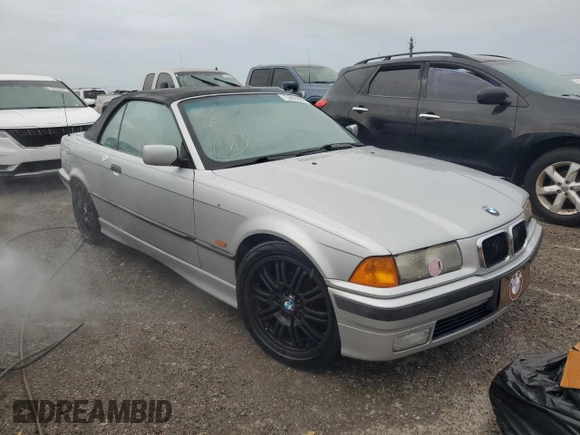 1998 BMW 3 Series 323ic with VIN WBABJ7328WEA17071, listed as a Copart auction lot 75089004 with 0 mi miles and Non Repairable. Bid and sale history available at carsss.com. Image 4.