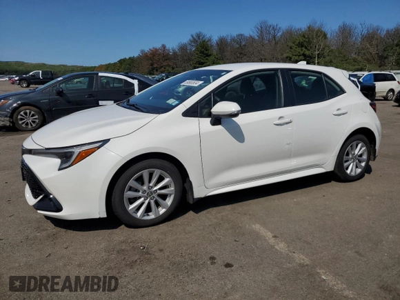 2023 Toyota Corolla Hatchback SE with VIN JTND4MBE5P3197113, listed as a Copart auction lot 69680634 with 49,112 mi miles and Salvage Title. Bid and sale history available at carsss.com. Image 1.