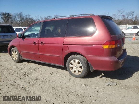 2003 Honda Odyssey EX-L with VIN 5FNRL189X3B006613, listed as a Copart auction lot 46427125 with 245,477 mi miles and Salvage Title. Bid and sale history available at DreamBid. Image 2.