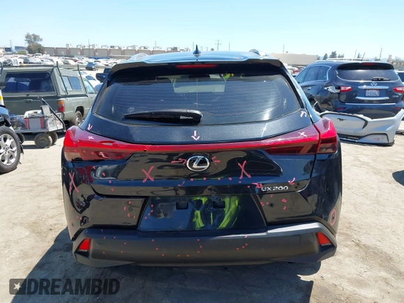 2022 Lexus UX 200 with VIN JTHX3JBH8N2047074, listed as a IAAI auction lot 42665051 with 27,249 mi miles and . Bid and sale history available at DreamBid. Image 16.
