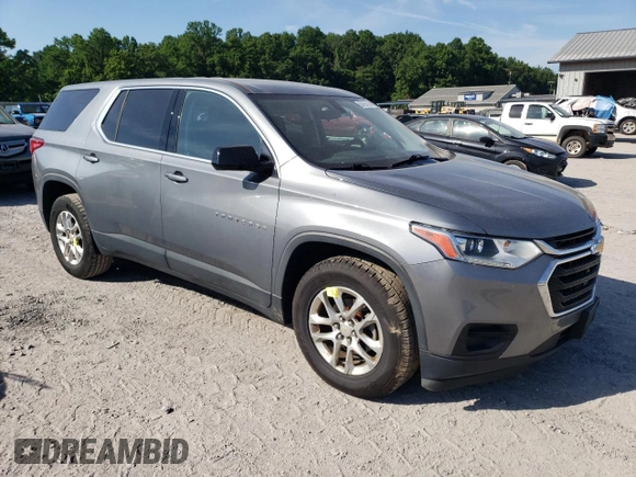 2018 Chevrolet Traverse LS with VIN 1GNEVLKW5JJ151672, listed as a Copart auction lot 59763164 with 102,859 mi miles and Salvage Title. Bid and sale history available at carsss.com. Image 4.