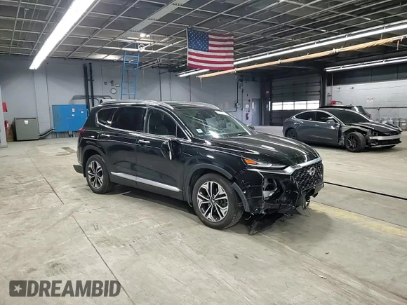 2020 Hyundai Santa Fe SEL with VIN 5NMS3CAA3LH152187, listed as a Copart auction lot 52334415 with 54,744 mi miles and Salvage Title. Bid and sale history available at DreamBid. Image 11.