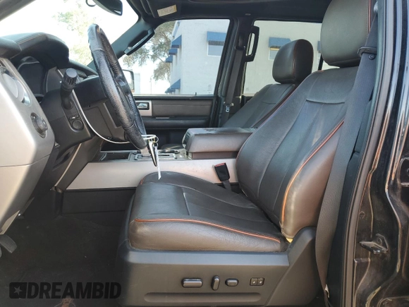 2015 Ford Expedition Max XLT with VIN 1FMJK1JT7FEF43088, listed as a Copart auction lot 64259455 with 135,522 mi miles and Salvage title. Bid and sale history available at DreamBid. Image 7.