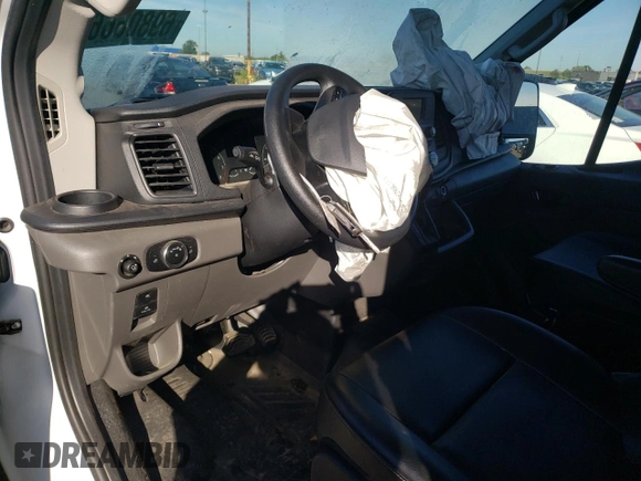 2024 Ford Transit Cargo with VIN 1FTBW3U8XRKA50365, listed as a Copart auction lot 69806664 with 7,292 mi miles and Salvage Title. Bid and sale history available at DreamBid. Image 8.