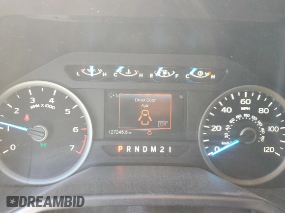 2016 Ford F-150 XLT with VIN 1FTEW1EF6GKF40216, listed as a Copart auction lot 52339435 with 127,245 mi miles and Salvage Title. Bid and sale history available at carsss.com. Image 9.