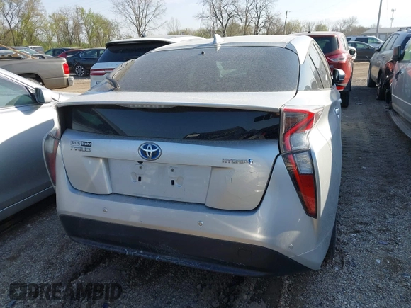 2018 Toyota Prius Two with VIN JTDKBRFU8J3059458, listed as a IAAI auction lot 41955459 with 181,787 mi miles and . Bid and sale history available at carsss.com. Image 16.