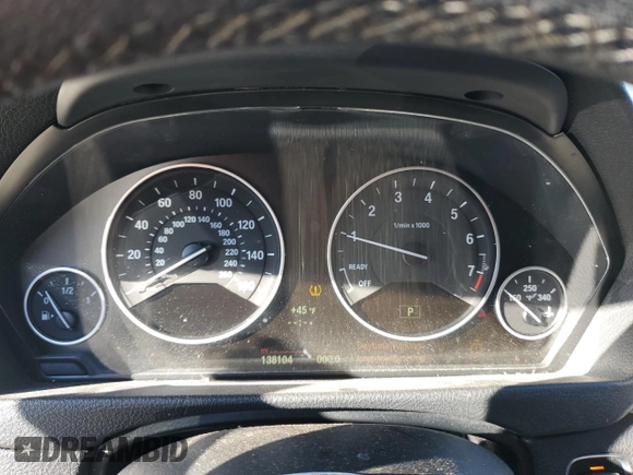 2014 BMW 3 Series 320i xDrive with VIN WBA3C3G5XENR25772, listed as a Copart auction lot 85647054 with 138,104 mi miles and Clean title. Bid and sale history available at DreamBid. Image 9.
